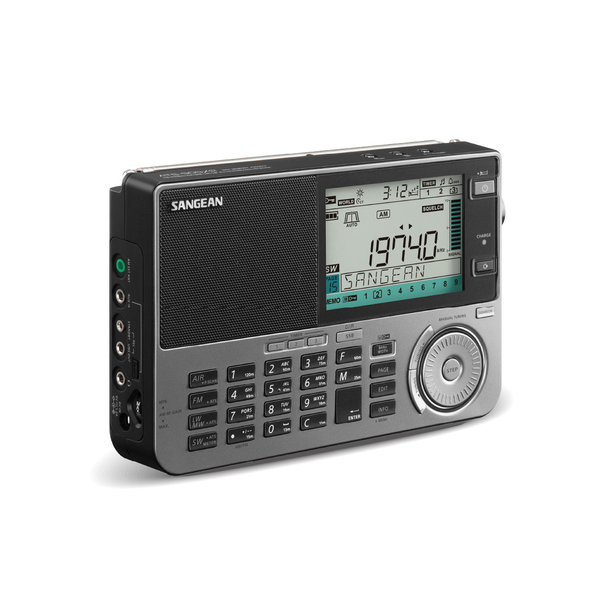 ATS-909X2 Digital Multi Band Radio Black