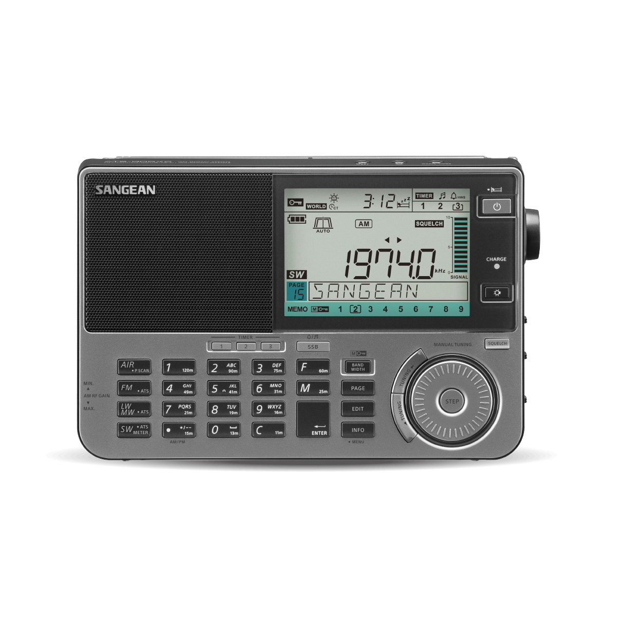 ATS-909X2 Digital Multi Band Radio Black